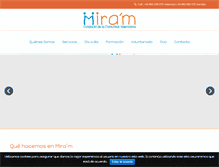 Tablet Screenshot of fundaciomiram.org